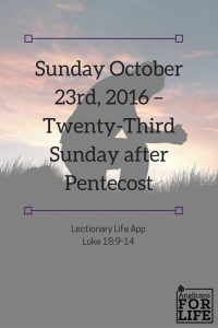 LLA 23rd Sunday after Pentecost
