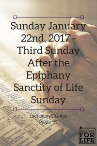 Lectionary Life App 1/22/17