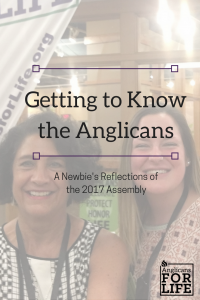 Getting to Know the Anglicans Assembly Reflection 2017