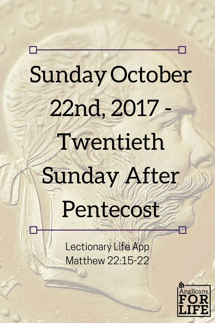 Lectionary Life app Oct 22 20th Sunday after Pentecost Image of God