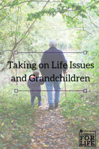 Taking on Life issues and grandchildren blog post