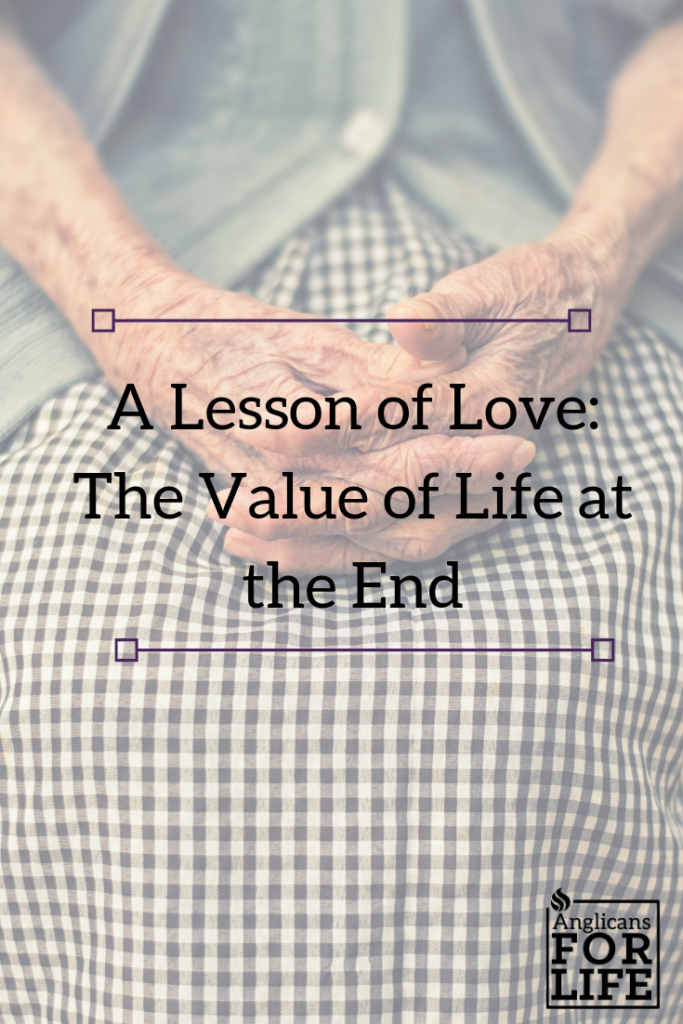 lesson of love value of life at the end blog post