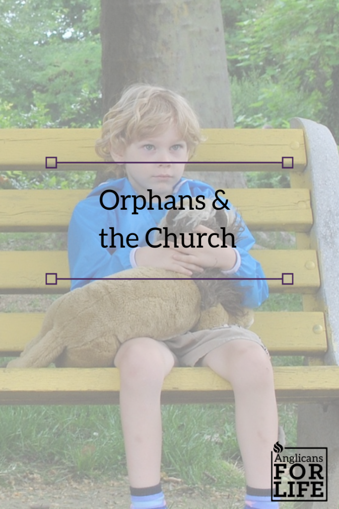 orphans and church blog pin