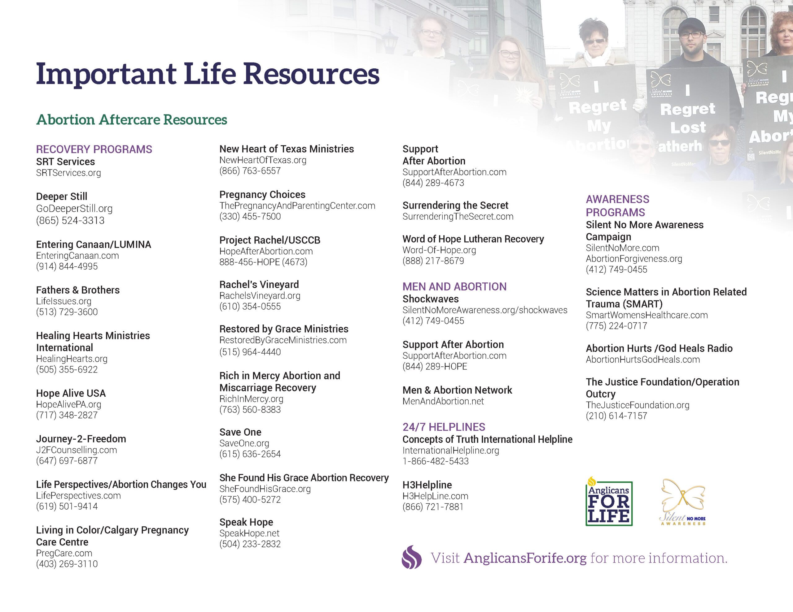 Important resources for life printable guide