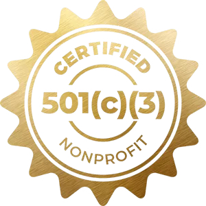 Nonprofit gold emblem 