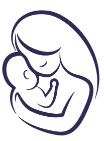 icon of mother and child snuggling