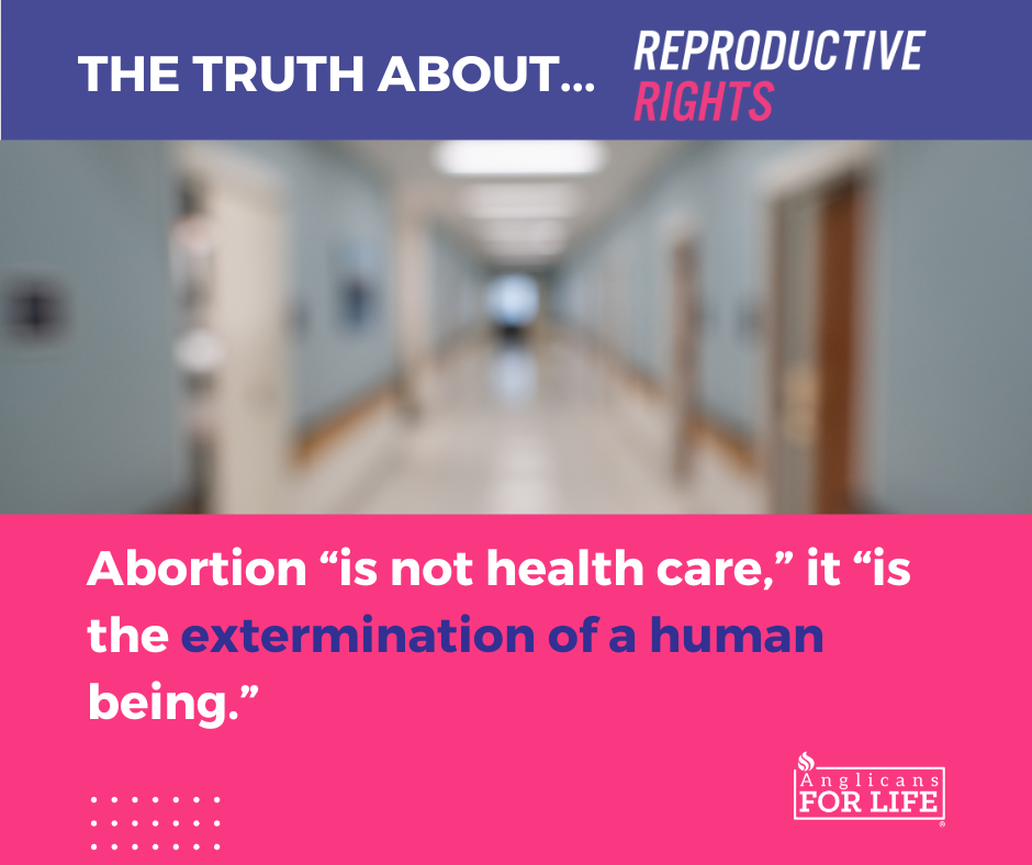 the truth about Reproductive rights "not healthcare" image